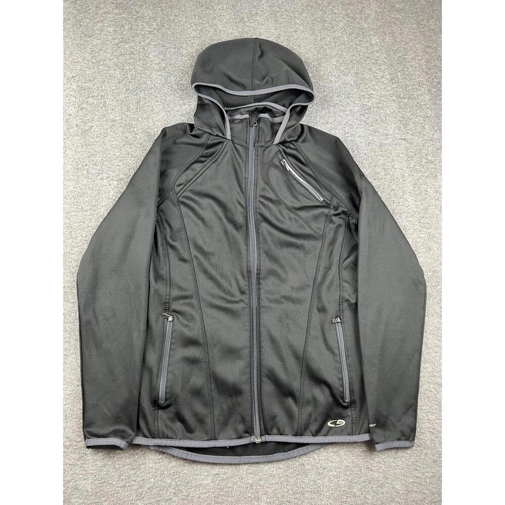 Champion Zippered Hooded Jacket Size Medium - Picture 1 of 7